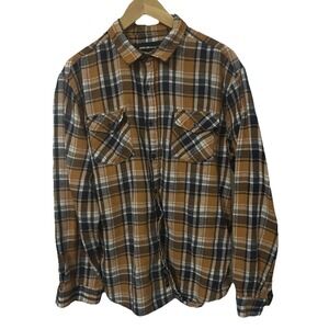 Molokai Surf Co. Men's XXL Multi Color Plaid Flannel Long Sleeve Button Up Shirt